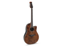 Ovation Celebrity Traditional Plus CS24P Mid Cutaway Nutmeg Burled Maple