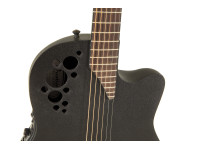 Ovation  Pro Series Elite 1868TX Super Shallow Black Textured