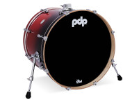 PDP CONCEPT Maple CM7 RED to BLACK Kit Bateria 7-pcs PDCM22A7RB