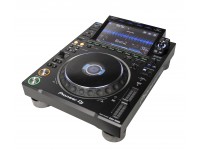 Pioneer DJ CDJ-3000  - Leitor DJ USB Pioneer DJ CDJ-3000, MPU avançada (unidade de microprocessador), Design de áudio aprimorado (resolução interna de 96 kHz/32 bits flutuante), Ecrã táctil de 9 polegadas de alta resoluç...