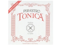 Pirastro Tonica Violin 4/4 medium BTL  - Tensão: Média, Para 4/4 violino, Com final de bola de corda E, Em uma bolsa, 
