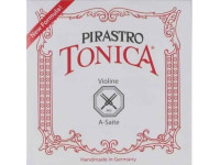 Pirastro  Tonica Violin A 4/4 medium - Uma única corda para violino 4/4, Material: Núcleo sintético enrolado em alumínio, Extremidade da bola, Médio, Pirastro Nr 412221, 