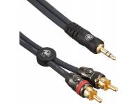 Planet waves PW-MP-05  - Cabo 1,6M PW-MP-05 JK1/8 ST/2XRCA M, Dual RCA to Stereo Mini Cable, 