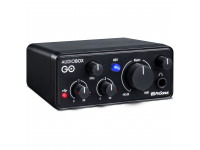 Presonus  AudioBox GO  - Característica 1: Interface de áudio USB 2 x 2, Montagem em rack: não, Displays: display de LED, Taxa de amostragem: 96 kHz, Resolução: 24 bits, Entradas de microfone: 1, 