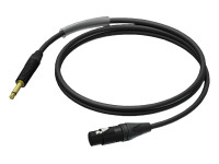 ProCab  PRA900/3 - Jack male mono - XLR female - UltraFlex 3m - O PRA900 é um cabo de microfone de alta qualidade construído com o cabo UltraFlex, PMC224 e equipado com conectores Neutrik 6,3 mm Jack e XLR fêmea., Os condutores de cobre nu com fios finos e dens...