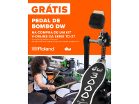 PROMO: Na compra da tua Roland TD-27KV2 oferecemos-te um pedal bombo DW-3000A