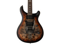 PRS SE Exotic Custom 24-08 Poplar Burl LTD Charcoal Cherry Midnight Burst