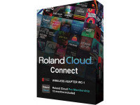 Roland CLOUD CONNECT WC-1 <b>GAIA 2</b>, <b>JUPITER-X</b>, <b>JUPITER-XM</b>, <b>JUNO-X</b> - ROLAND CLOUD CONNECT WC-1 + app Roland Cloud Connect, Package: Adaptador Wireless + Assinatura Roland CLOUD PRO 12 Meses, Ligação wireless Roland JUPITER-X, JUPITER-XM e JUNO-X com app Roland CLOUD...