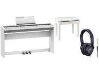 Roland FP-30X WHITE EDITION <b>HOME PIANO DELUXE PACK COMPLETO - BEST SELLER</b>