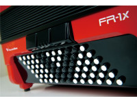 Roland FR-1xb RD V-Acordeão de botões vermelho