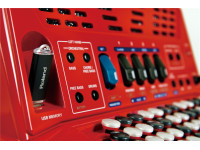 Roland FR-1xb RD V-Acordeão de botões vermelho