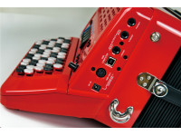 Roland FR-1xb RD V-Acordeão de botões vermelho