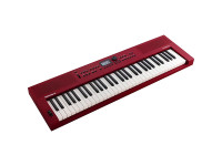 Roland GO:KEYS 3 RD (DARK RED) Teclado c/ Ritmos ZEN-Core - Teclado portátil com 61 teclas sensíveis ao toque, estilo piano, A polifonia de 128 vozes oferece opções para muitas combinações de notas e arranjos, Inclui 554 tons e uma funcionalidade de acompan...