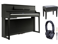 <b>Roland LX-5-CH PRESTIGE</b> HOME PIANO DELUXE PACK <b>10 ANOS GARANTIA</b>