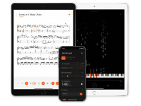 Roland Piano app compativel com telemoveis e tablets iOS e Android