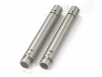 Samson C02  - Microfones condensadores de lápis de diafragma pequeno, Embalado como um par estéreo (combinado com uma sensibilidade de ± 0,5dB um do outro), Padrão de captação cardióide, SPL de até 134dB, Conect...