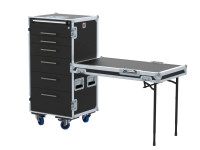 Santosom  Road case Serie 120, 21U 6 drawers: 2, 2, 3, 4, 4, 6U