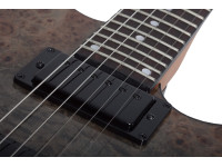 Schecter C-1 Standard Black Fade Burst Burl
