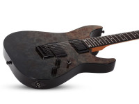 Schecter C-1 Standard Black Fade Burst Burl