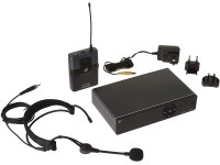 Sennheiser  XSW 1-ME3 A-Band Headset - Com diversidade de antenas, Faixa de frequência: Banda A, 548 - 572 MHz, Transmissor Bodypack, Microfone auricular condensador ME 3-II com padrão polar cardióide, Largura de banda de comutação de 2...