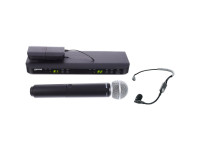 Microfone sem fios/Sistema sem fios com microfone de mão Shure BLX1288/SM35 H8E