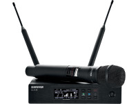 Shure  QLXD24/KSM9 H51 - Sistema sem fio UHF digital com cápsula KSM9, Banda de frequência H51: 534 - 598 MHz, Sinal de áudio de 24 bits / 48 kHz, Criptografia AES-256 para transmissão à prova de toque, Largura de banda de...