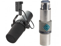 Shure SM 7 B Bundle  - Microfone dinâmico, XLR, Resposta de frequência: 50 a 20.000 Hz, Padrão cardioid, Sensibilidade a 60 Hz: 11 dB, Sensibilidade a 500 Hz: 24dB, Sensibilidade a 1 kHz: 33 dB, 