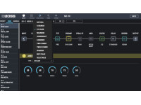 software BOSS TONE STUDIO permite editar os efeitos em computador 