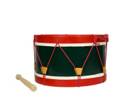 Sond Bombo Tradicional 38cm vermelho/verde