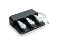 Soundsation  AUDES 3 Pedals - Pedais SOFT, SOSTENUTO e SUSTAIN em metal, Base com três pés de borracha para reduzir o deslizamento, Acabamento em preto mate, Material de construção dos pedais Metal, Comprimento do cabo 110 Cm, ...