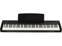 Soundsation  AUDES - Piano digital com 88 teclas com Hammer Action, Display LCD, Polifonia 128 vozes, 160 sons + 9 kits de bateria, 100 ritmos de acompanhamento com controlo de Intro, Ending, Fill, Sync, Fadein/out e S...