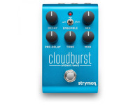 Strymon  Cloudburst Reverb - Vários tipos diferentes de reverberação, desde pequenas salas com som natural até ambientes amplos - tudo com um único controle, O Ensemble adiciona sutilmente um reverb de sala harmonicamente rico...