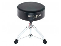 Tama  HT830B Round Rider XL Throne  - Da série Round-Rider XL, Material: Couro Artificial, Ajuste de altura contínuo via fuso de 515 a 670 mm, Superfície de assento extra grande: 38 cm de diâmetro, Braçadeira de assento Sit Tight, Trip...