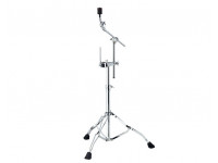 Tama  HTC807W Combination Stand  - Para suspensão de tom e boom de prato, Fique de pé com 3 pernas duplas, Suporte de suporte duplo com ajuste omni-ball, Cymbal Mate, Boom de prato de 300 mm de comprimento, 