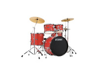 Tama T52H6-CDS Stagestar 5-Piece Drum Kit w/ Hardware+Throne, Candy Red Sparkle