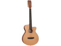 Tanglewood  TR4 12CE - FORMA 12 Cordas Super Folk, Tampo Abeto, TRASEIRO Mogno, LATERAIS Mogno, QUADRADO Eboncore, PONTE Eboncore, 