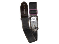 TGI Woven Black Denim Purple Buckle