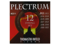 Thomastik  AC211 - Para guitarras de 12 cordas, Medidores 011 - 014 - 019 - 027 - 036 - 050, 011 - 014 - 009 - 012 - 016 - 022, 