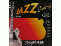 Thomastik JS111 .011-.047  - Cordas de guitarra de jazz, Calibres 011-047, Flatwound, 