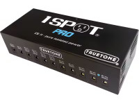 Truetone 1 SPOT PRO CS11 - Silencioso, potente e fiável., Inclui suportes para montagem sob as placas Pedaltrain., Saída extra para alimentar as caixas de expansão Truetone., Cabos e fichas de conversão incluídos., Tensão de...