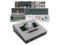 Universal Audio  Apollo Twin X Quad Gen2 Ess+ - Com processador UAD-2 Quad, Conversor AD/DA de 24 bits / 192 kHz, 2 pré-amplificadores de microfone Unison, Função de ganho automático, Alimentação fantasma de +48 V, Microfone talkback integrado, ...