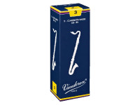 Palhetas para clarinete baixo (francês)/Palheta para clarinete Vandoren  Classic Blue Bass Clarinet 3.0