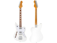Vintage  REVO Series Surfmaster Thinline Twin Arctic White