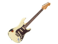 Vintage  V6 ICON Distressed White over Sunburst