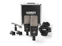 Warm Audio  WA-14SP - Padrão polar: cardióide, omnidirecional e em forma de oito, Transformador CineMag USA personalizado, Cápsula CK-12 desenvolvida internamente com diafragma duplo e diâmetro de 34 mm em latão maciço,...
