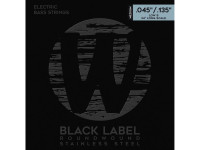 Warwick  40301M Black Label - Para 5 cordas, Tarja preta, Longa escala, Feito à mão, Aço inoxidável, Medidor médio, 