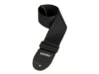 Warwick  Nylon Bass Strap Black - Correia para baixo Warwick, fabricada em nylon, robusta e extremamente durável, extremidades em pele genuína com impressão do logótipo Warwick, largura: 8 cm (3,15), comprimento ajustável: 70 - 134...