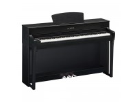 Yamaha CLP-735 B Piano Digital <b>Teclas Grand Touch S</b> e BT - 88 teclas com GTS - Grand Touch S com resposta ao toque (Hard2/Hard1/Medium/Soft1/Soft 2/Fixed), Samples (amostras sonoras) dos Yamaha CFX – Bösendorfer e Imperial Grand Piano, 38 sons, incluindo 2...