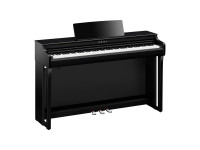 Yamaha  CLP-825 PE - 88 teclas pesadas com ação de martelo (Grand Touch-S), tampos de ébano e marfim sintéticos e simulação de ponto de pressão, Teclado de madeira (teclas brancas), 10 sons incl. Piano Yamaha CFX, Böse...