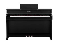 Yamaha  CLP-835 B - Teclado Grand Touch S com teclas ebony e Ivory, Altifalantes optimizados oferecem uma experiência acústica natural, Amostragem binaural do piano de cauda CFX, A elegante cabina curva oferece uma es...